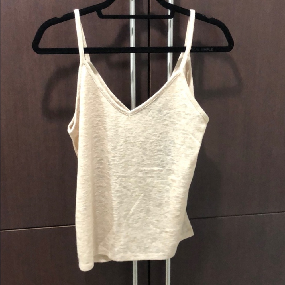 Forever 21 Beige Spaghetti Strap Tank